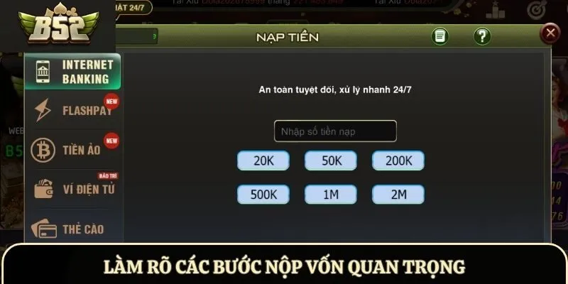 Làm rõ các bước nộp vốn quan trọng