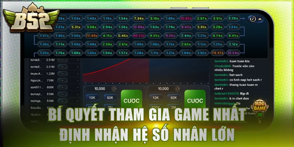 Bí quyết tham gia game nhất định nhận hệ số nhân lớn