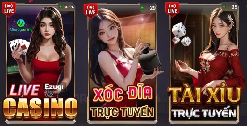 Sảnh Casino trực tuyến