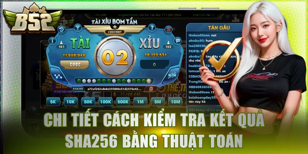 Chi tiết cách kiểm tra kết quả SHA256 bằng thuật toán